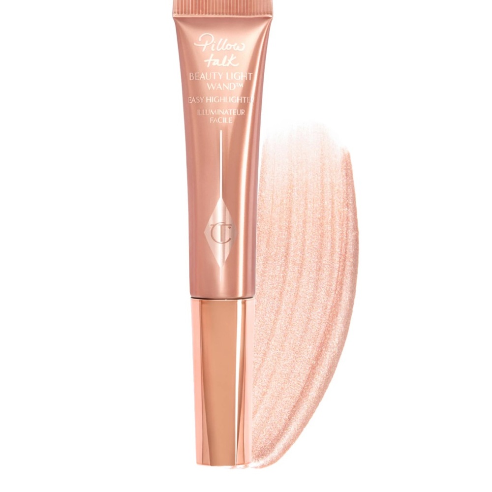Charlotte Tilbury Beauty Highlighter Wand In Pillow Talk BNWOB